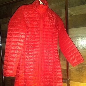 Red Avia Overcoat Jacket